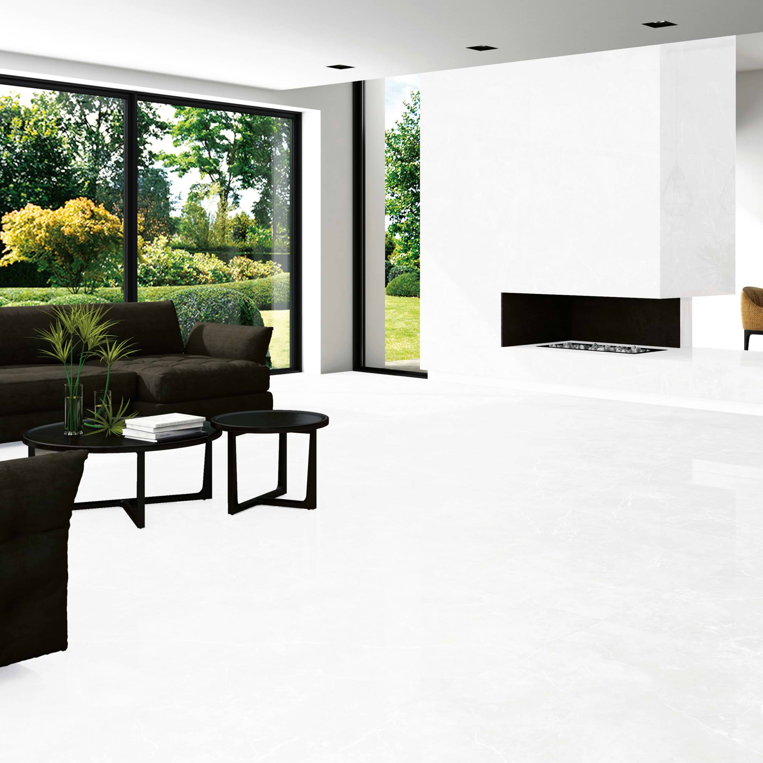 Capella Blanco 48X48 Polished Porcelain Tile