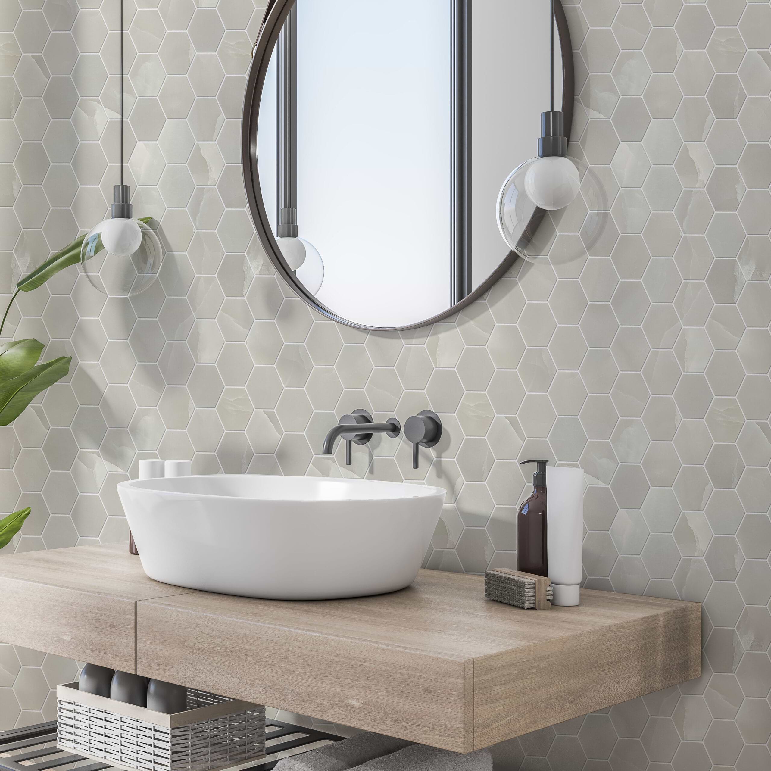 Estima Onyx Grey 3x3 Matte Porcelain Mosaic | iTileMosaic, image size:2560x2560