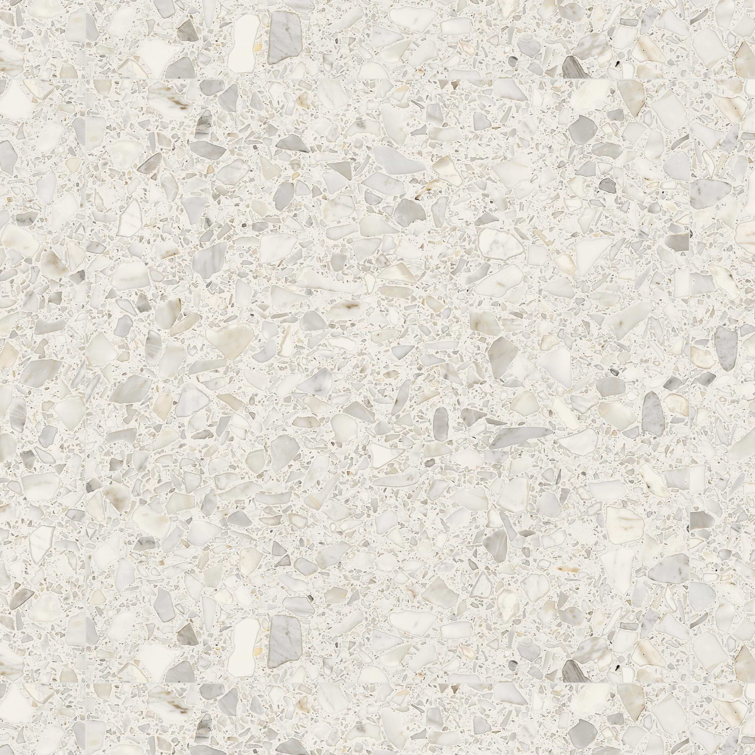 Terrazzo Cream 36x36 Polished Porcelain Tile