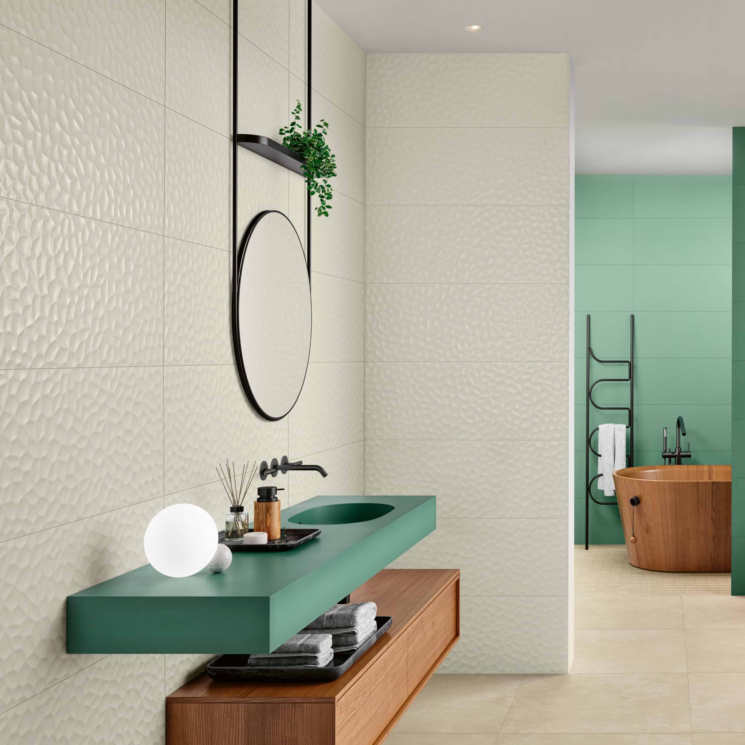Adora Coastal White 14x40 Matte Ceramic Tile