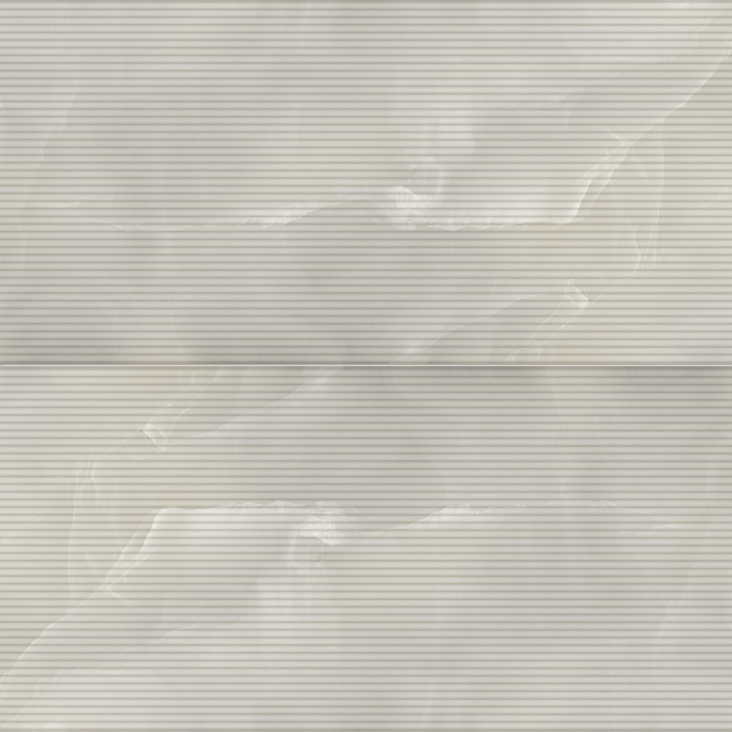 Estima Onyx Canne Grey 24x48 3D Rectified Porcelain Tile