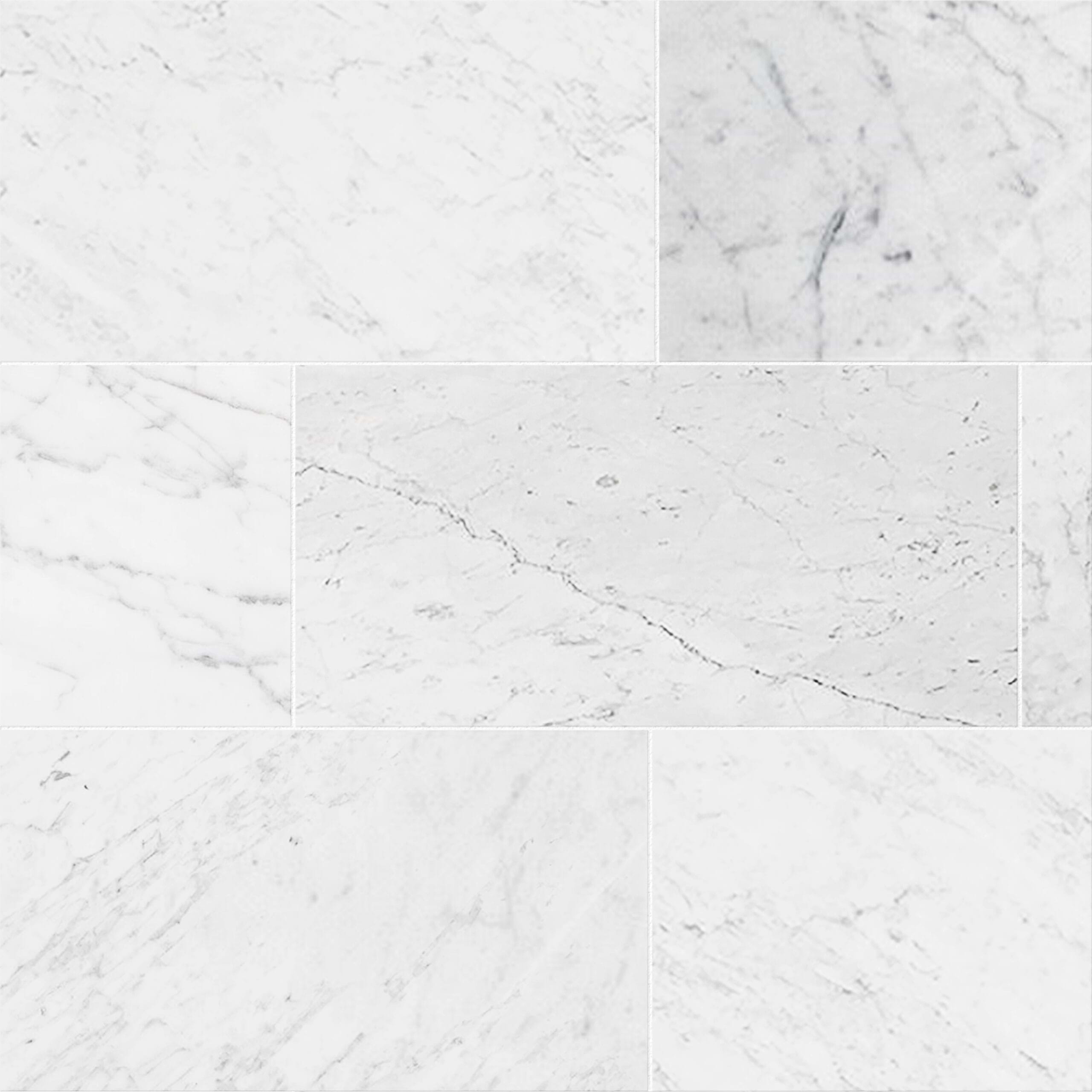 Carrara Tile Subway Tile 12x24 Polished Marble