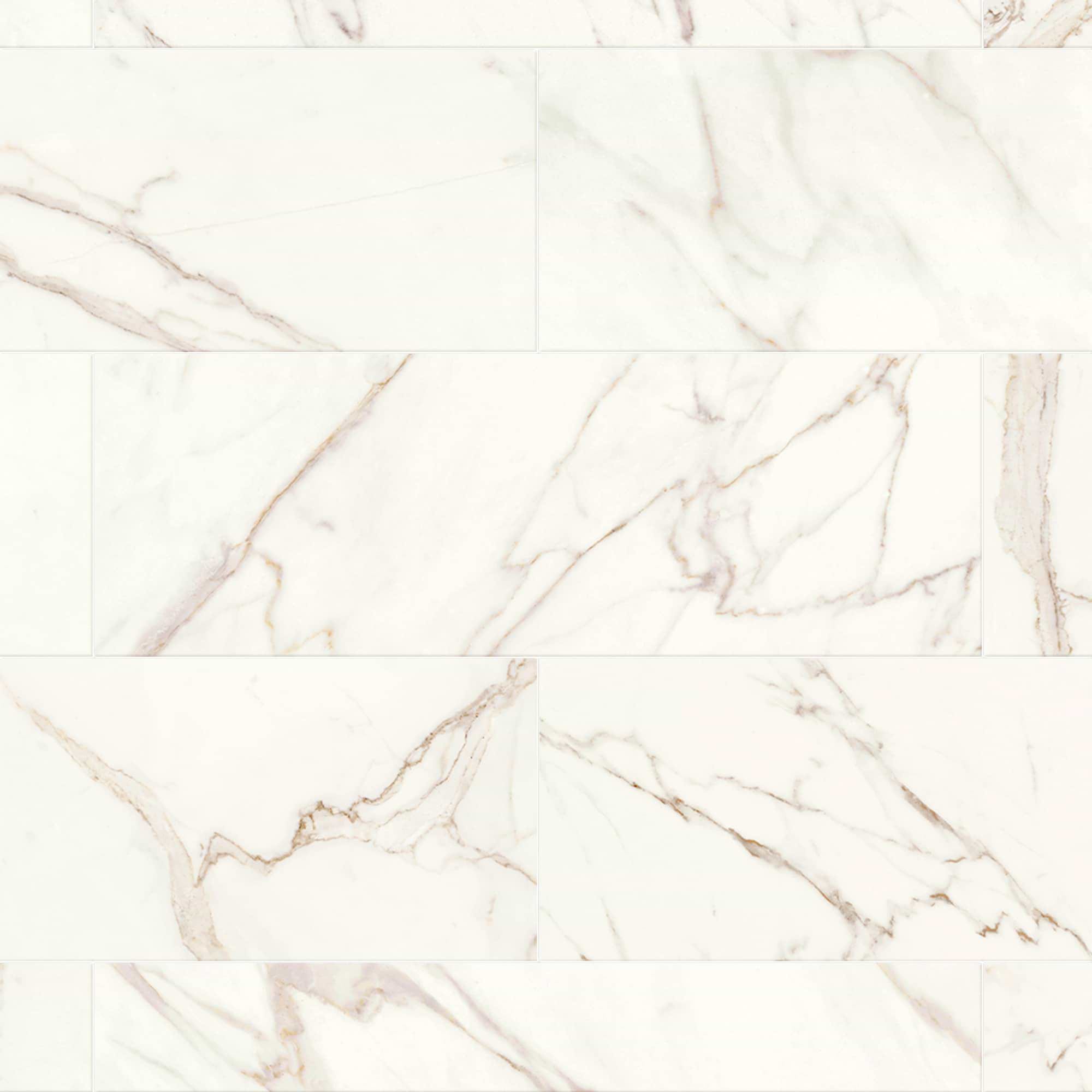 Adora Calacatta 14x40 Matte Ceramic Tile - Sample