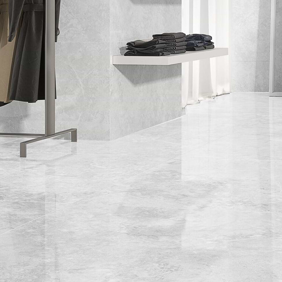 Montclaire Blanco 48X48 Matte Porcelain Tile | iTileMosaic