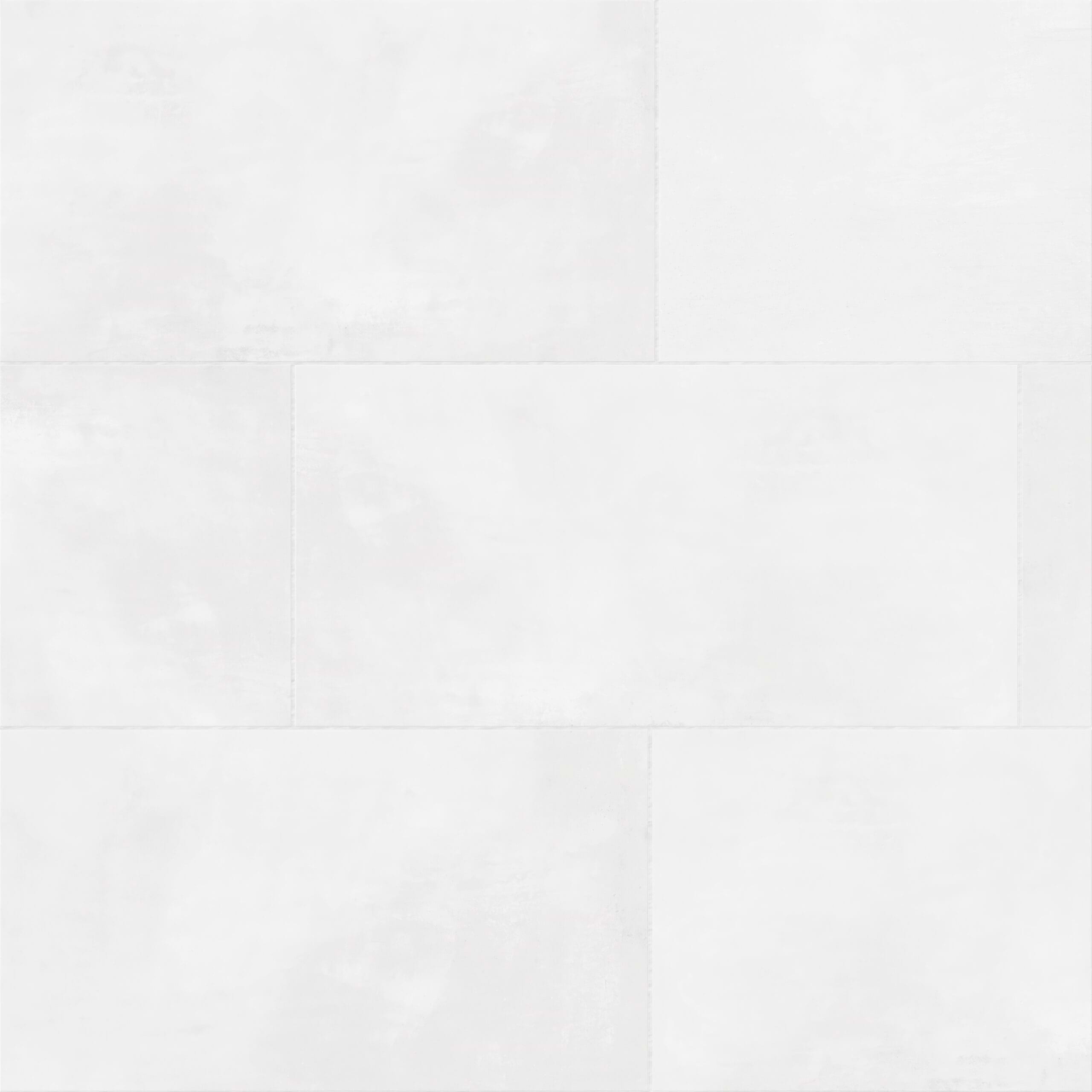 Brisa Blanco 12x24 Matte Porcelain Tile Installed