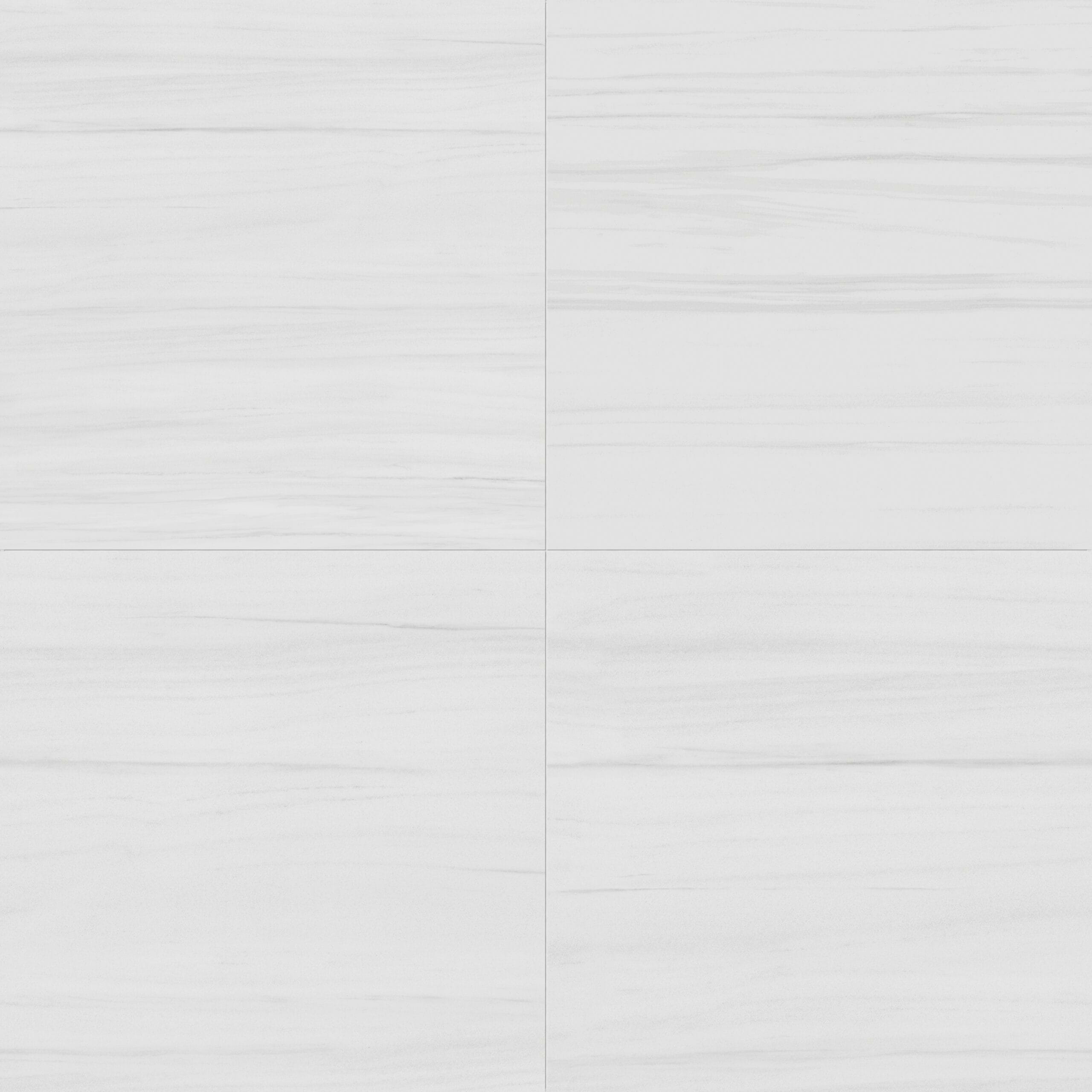 Eleva Blanco 36x36 Polished Porcelain Tile Installed