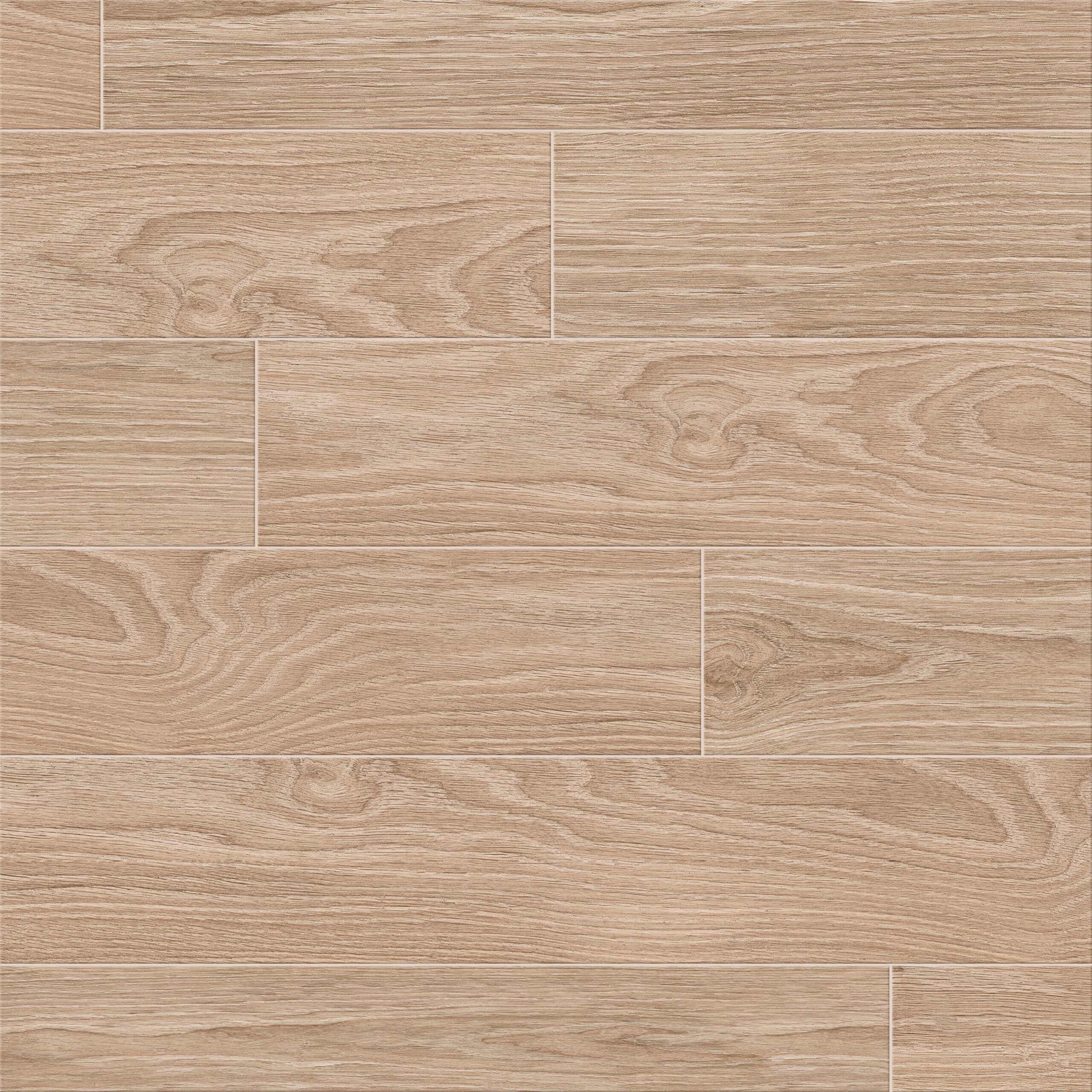 Madera Jinkoh 10x60 Grip Porcelain Tile Installed