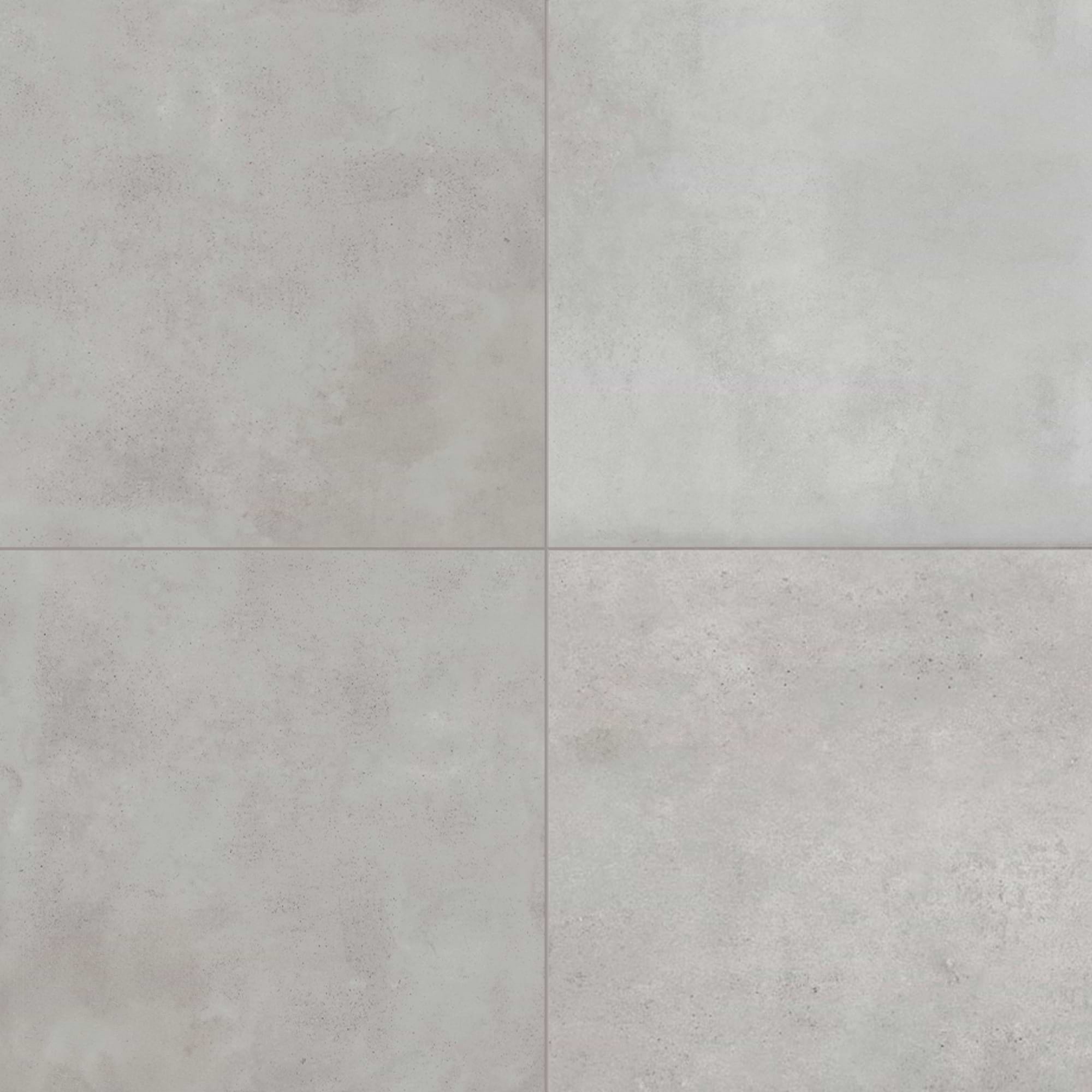 Method Cement 48x48 Matte Porcelain Tile Installed