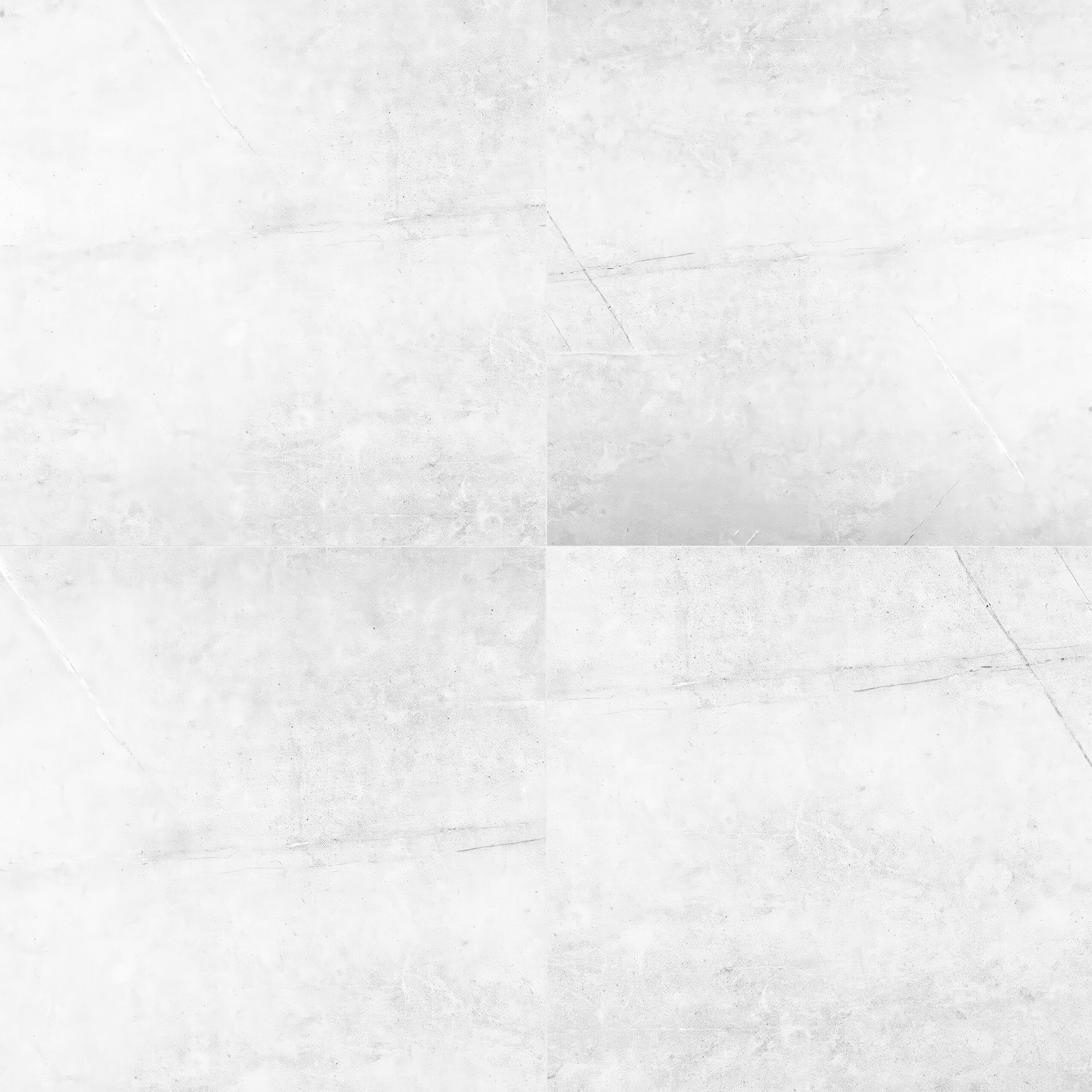 Tallada White 30x30 Matte Porcelain Tile Installed