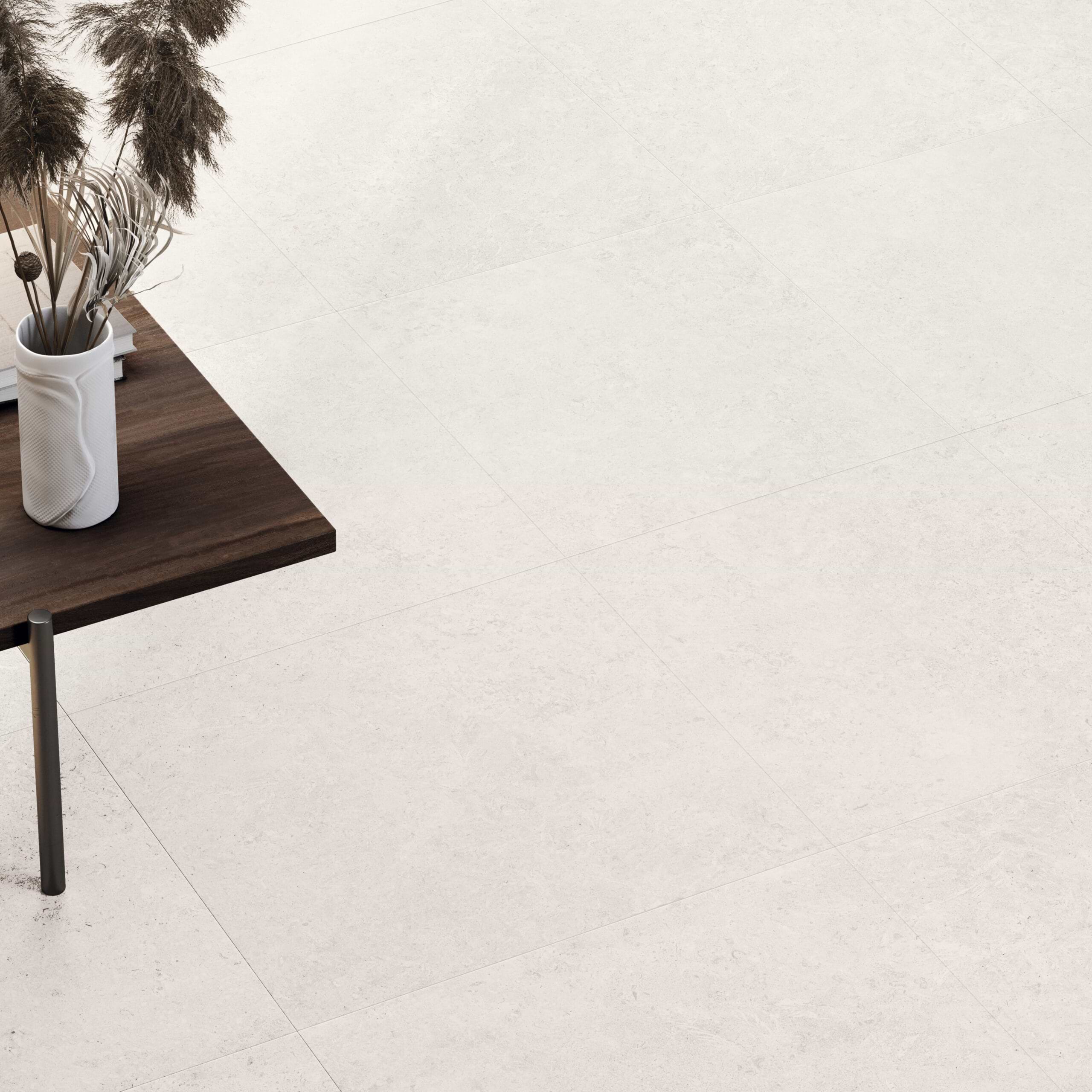 Onda White 24X24 Matte Porcelain Tile