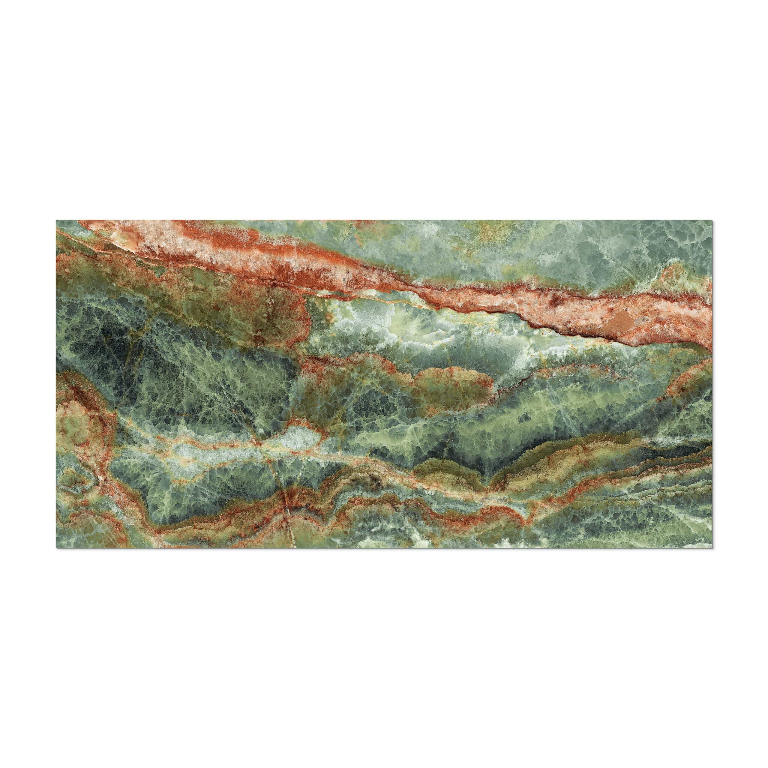 Stella Onyx Emerald 36x72 Polished Porcelain Tile - iTileMosaic