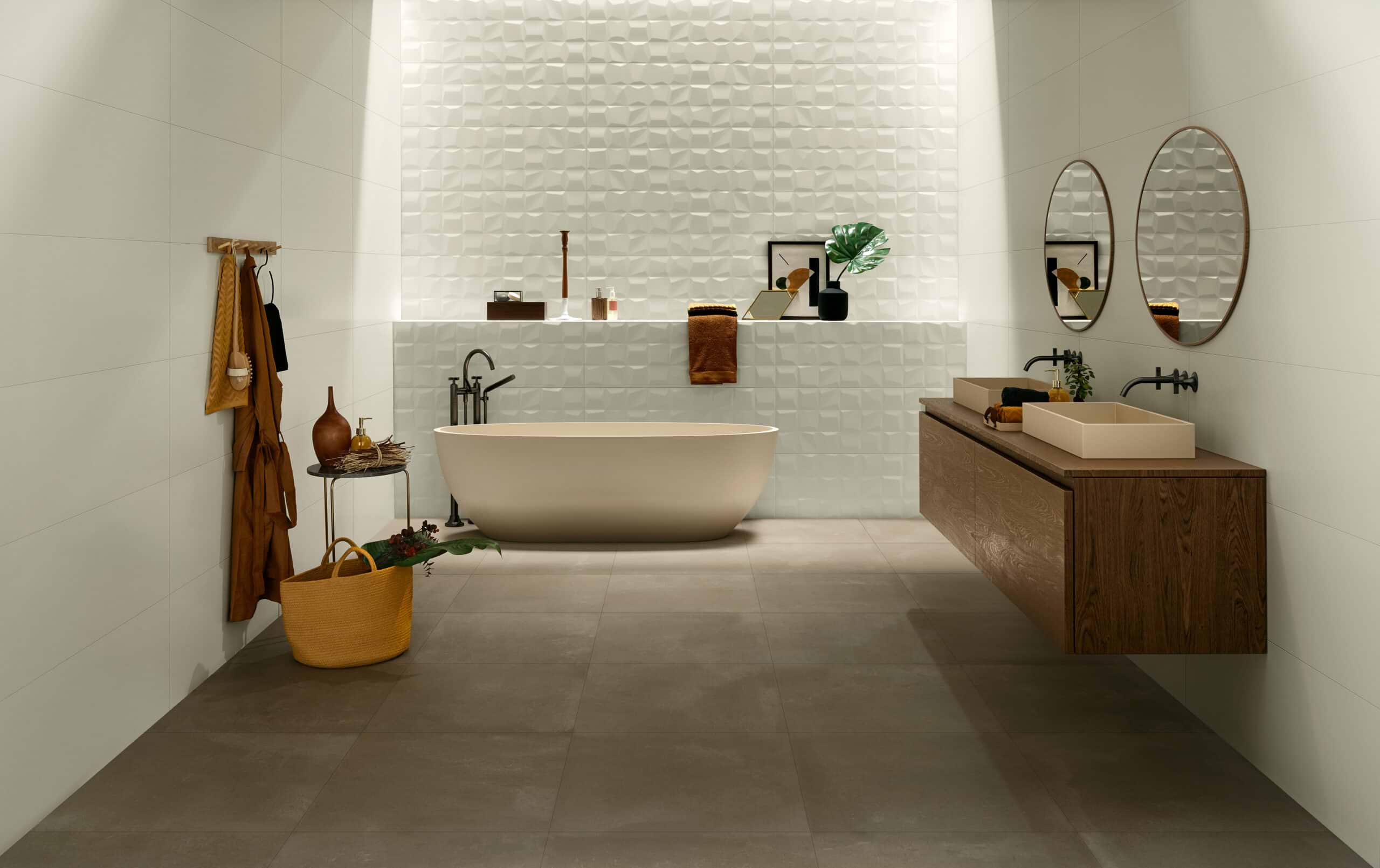 Adora Rise White 14x40 Matte Ceramic Tile