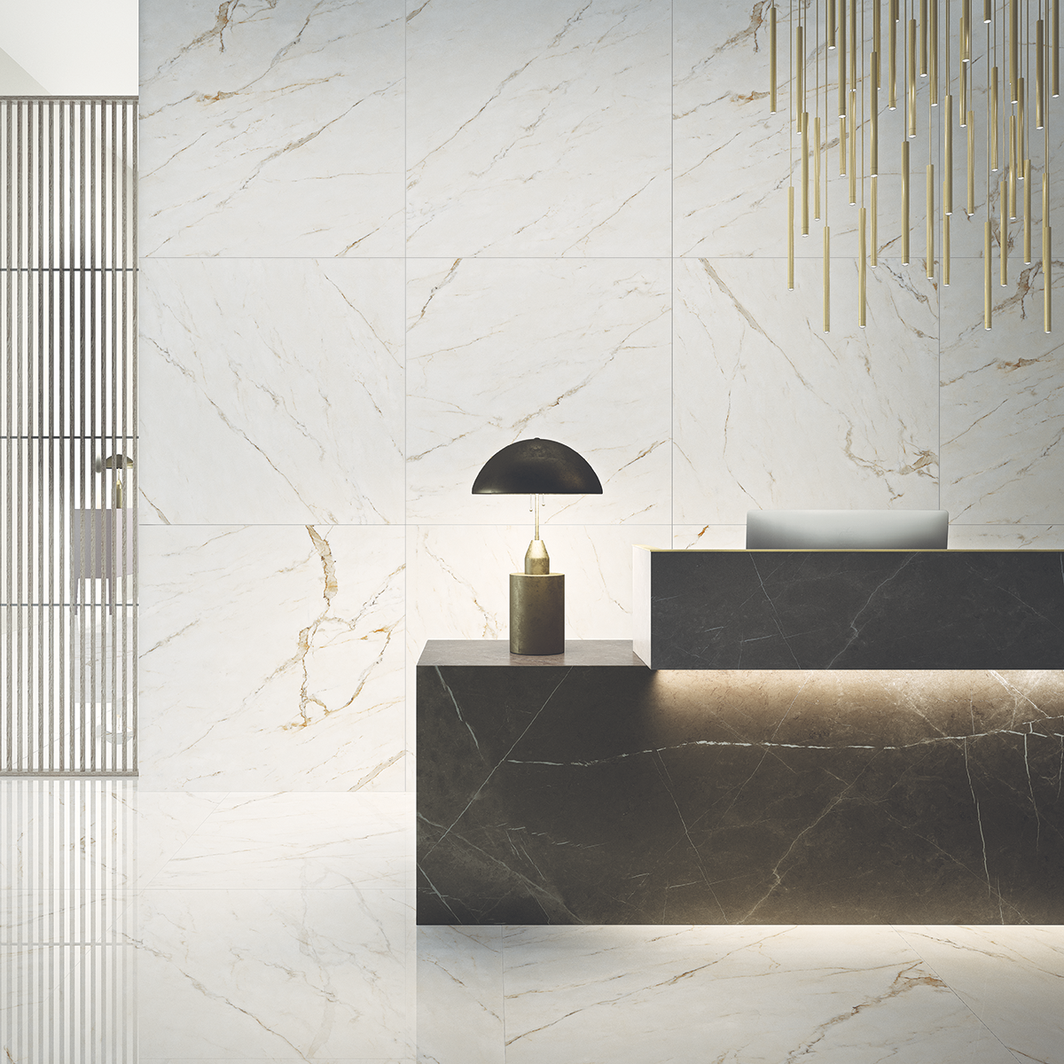 Calacatta Oro 48x48 Polished Porcelain Tile