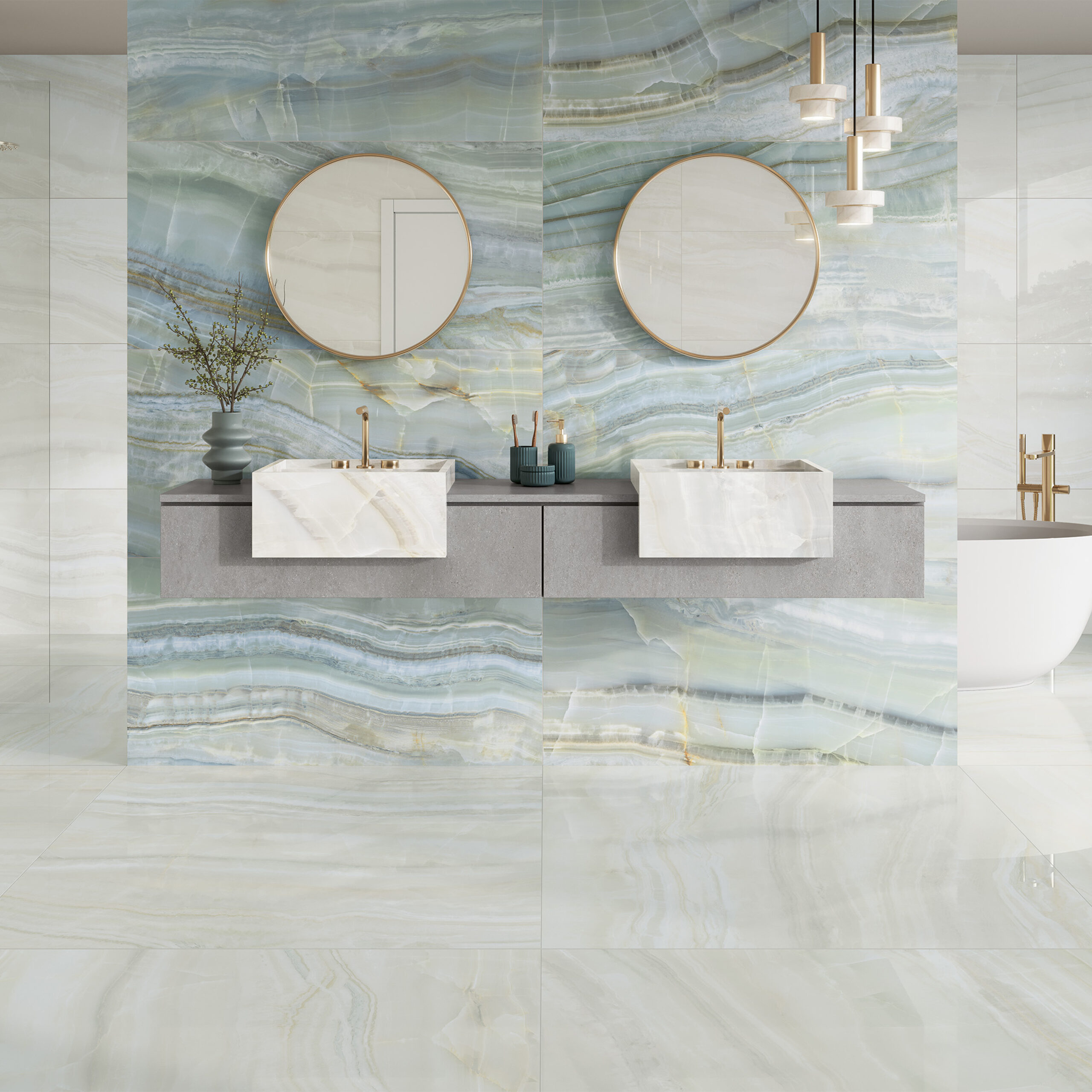 Tinta Blue 24x48 Matte Porcelain Tile