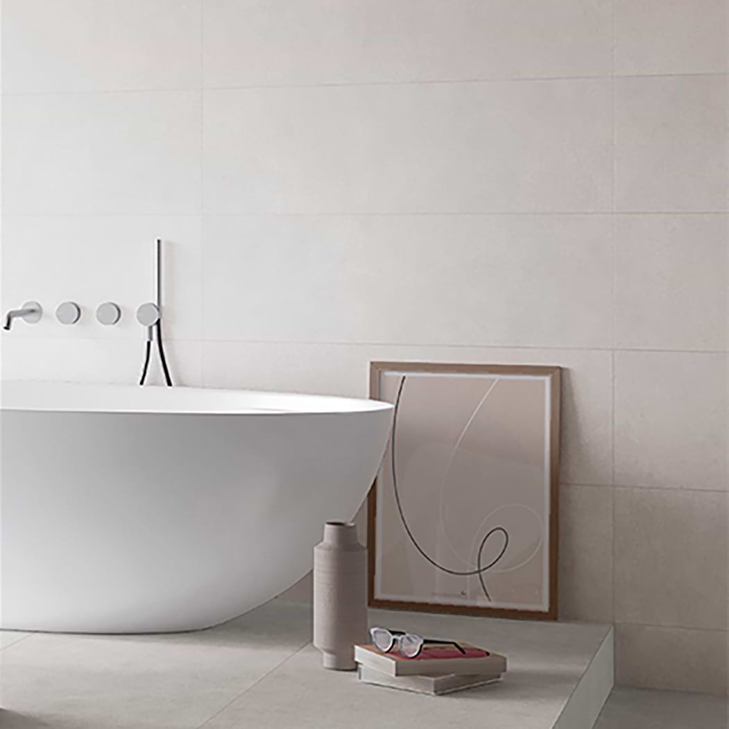Riad White 13x40 Matte Ceramic Tile
