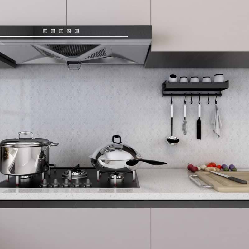Carrara Mosaic Hexagon 1x1 Honed Marble Room Finish
