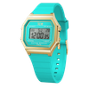 שעון יד דיגטלי לאישה - 022055- ICE digit retro -Blue curacao- small 