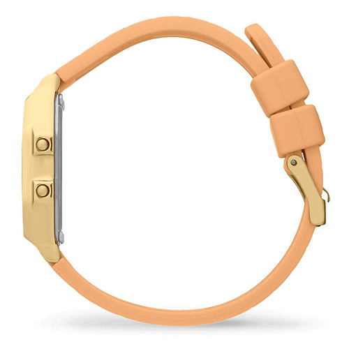שעון יד דיגטלי לאישה - 022057- ICE digit retro -Peach skin- small 