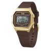 שעון יד דיגטלי לאישה - 022065 - ICE digit retro - brown cappuccino - small 