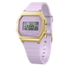 שעון יד דיגיטלי לאישה - 022061 - ICE digit retro - Lavender petal 