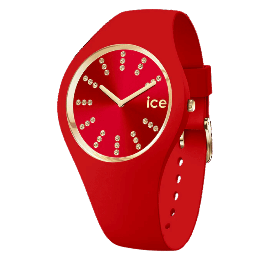 שעון יד לאישה - - 021302 ICE cosmos - red gold - small