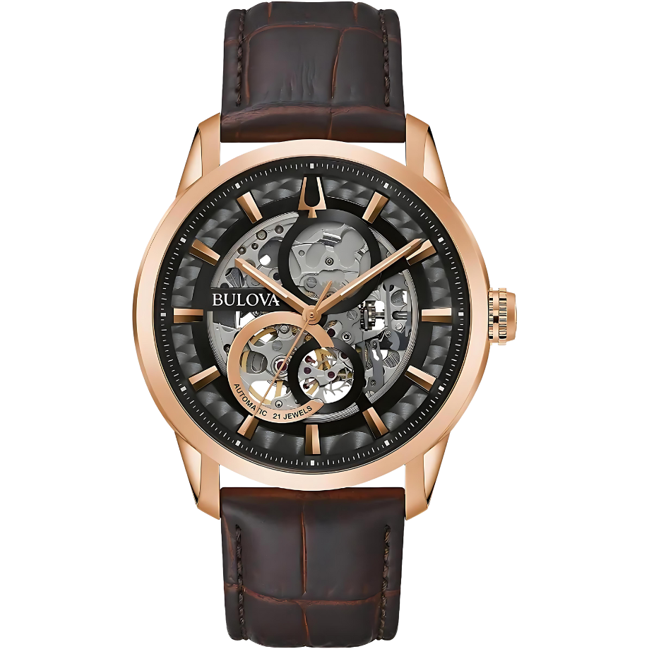 שעון יד לגבר בולובה - BULOVA 97A169 Classic Sutton Automatic