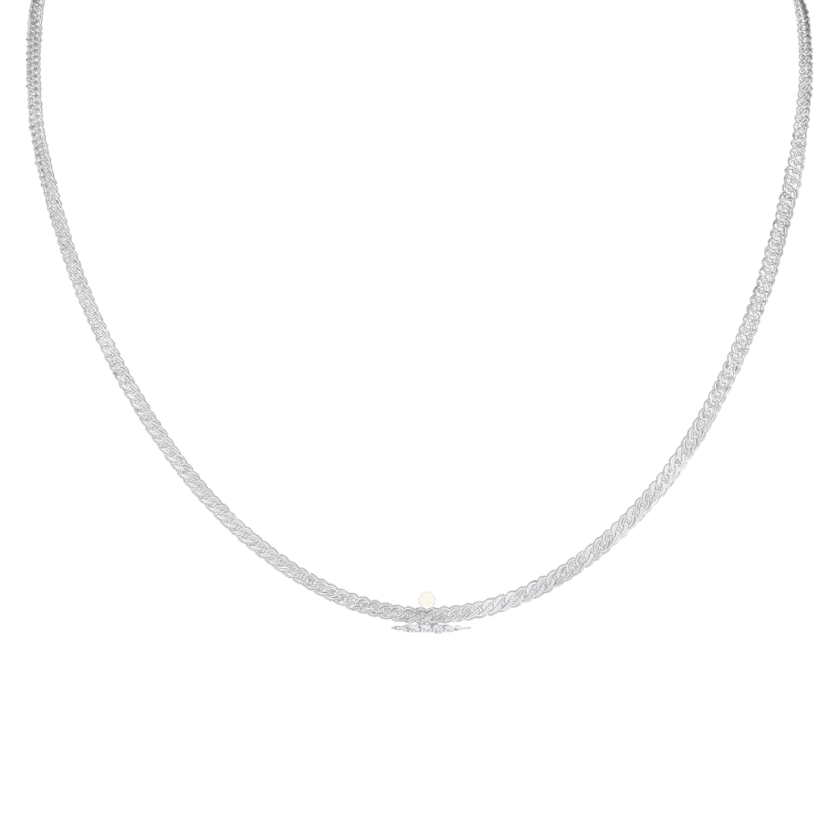 שרשרת חוליות S - כסף 925