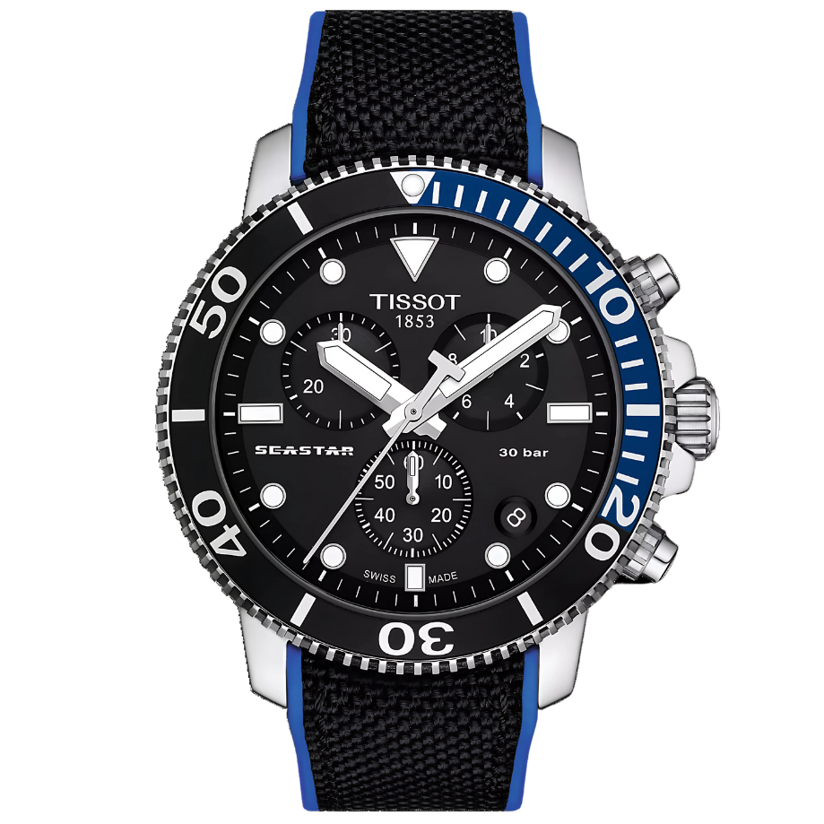 שעון יד טיסוט - Tissot Seastar 1000 chronograph T1204171705103