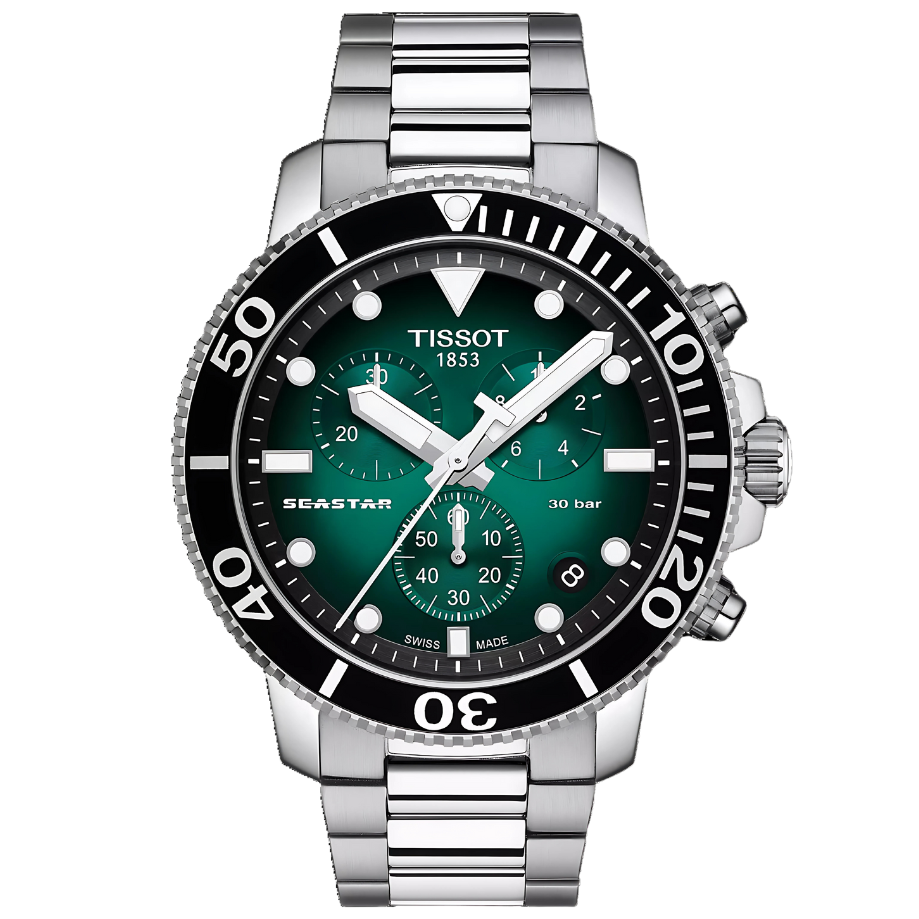 שעון יד טיסוט - Tissot Seastar 1000 Quartz Chronograph T1204171109101