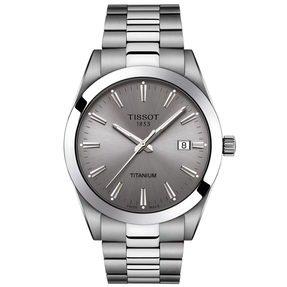 שעון יד לגברים טיסוט - Tissot Gentleman Titanium T1274104408100