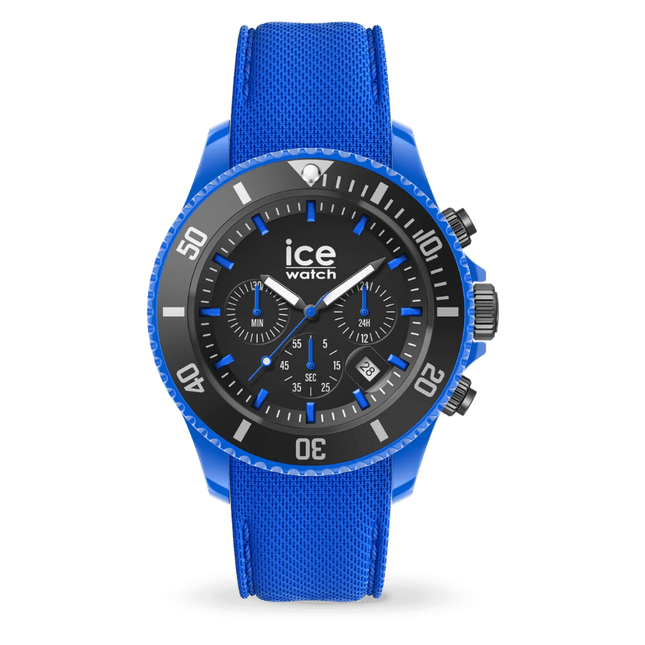 שעון יד לגבר - ICE CHRONO - neon blue - 019840