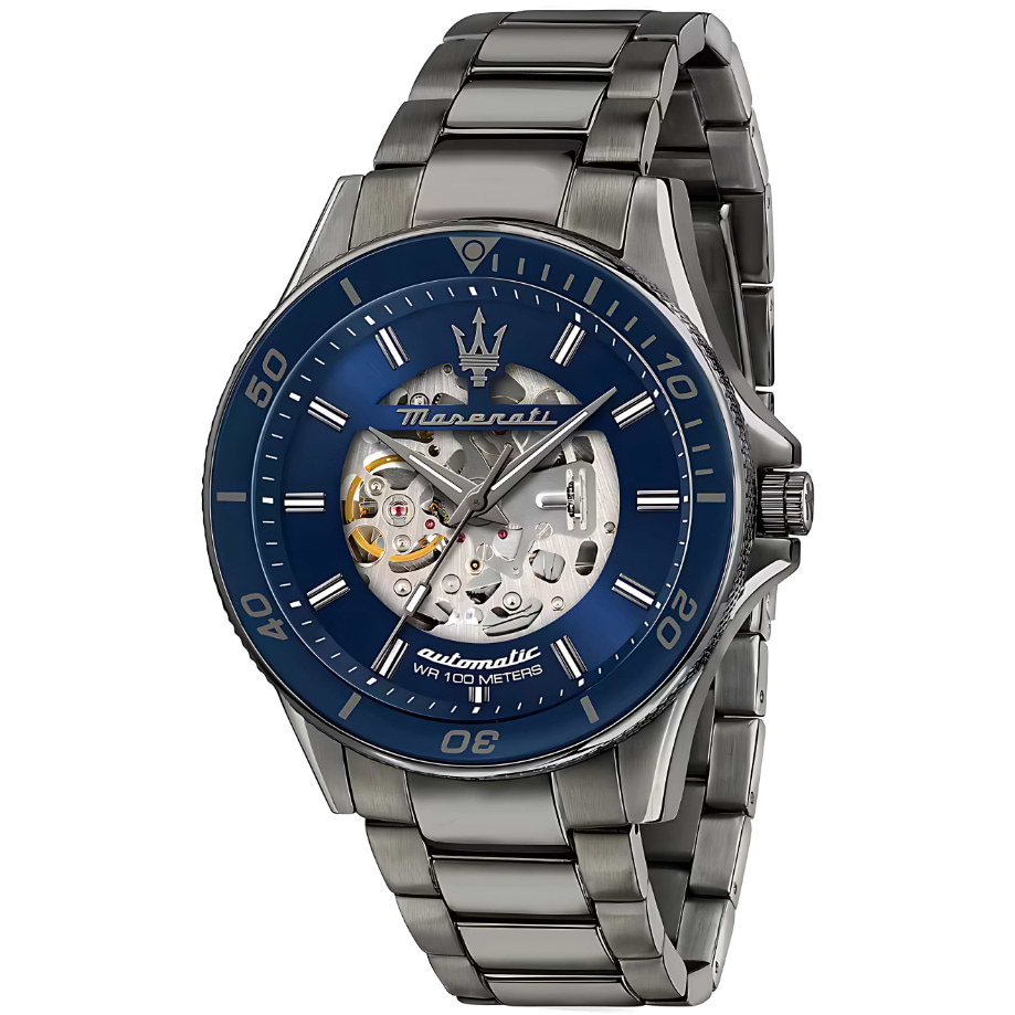 שעון יד לגברים - Maserati Sfida Skeleton Automatic דגם R8823140015
