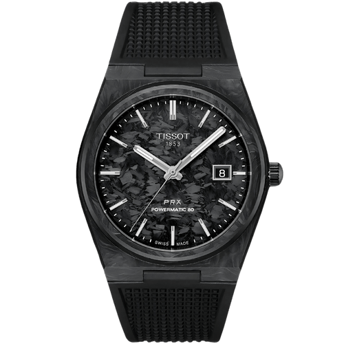 שעון יד טיסוט - Tissot PRX Powermatic 80 Carbon T1379079720100