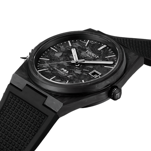 שעון יד טיסוט - Tissot PRX Powermatic 80 Carbon T1379079720100