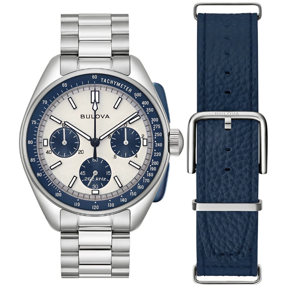 שעון יד לגבר בולובה - BULOVA 98K112 LUNAR PILOT 