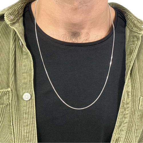 שרשרת חוליות M - כסף 925