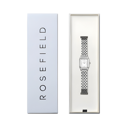 שעון יד לאישה Rosefield – Ivy White Silver-OC02