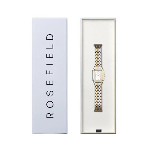 שעון יד לאישה Rosefield –Ivy White Duotone -OC03