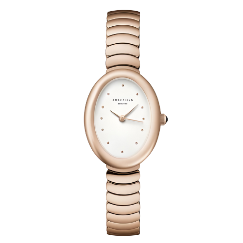 שעון יד לאישה רוזפילד – Rosefield Ovale Rose Gold OVWRSROV21