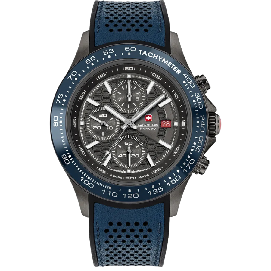 שעון יד גבר סוויס מיליטרי האנובה – Watchman Chronograph Swiss Military Hanowa SMWGO0003440