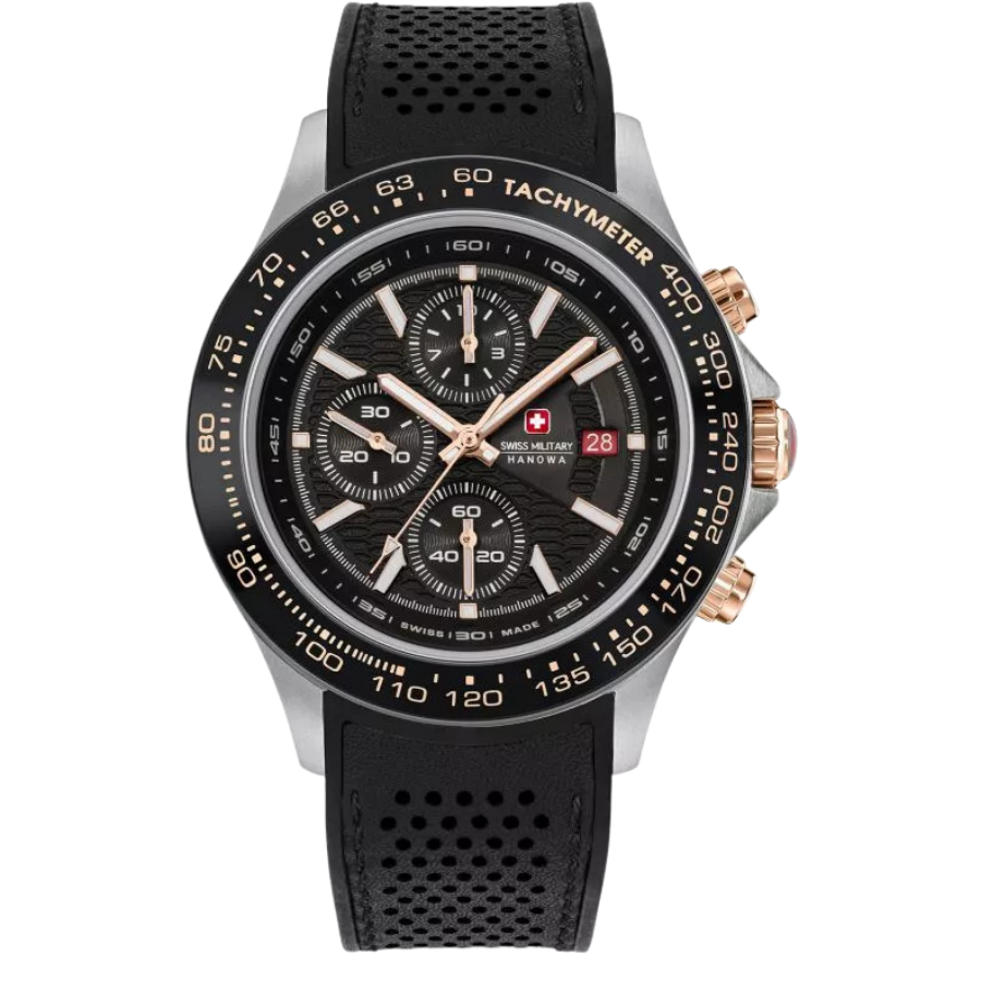 שעון יד גבר סוויס מיליטרי האנובה – Watchman Swiss Military Hanowa SMWGO0003401
