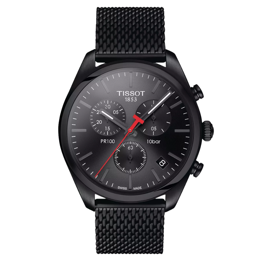 שעון יד גבר טיסוט – PR 100 Chronograph Tissot T1014173305100