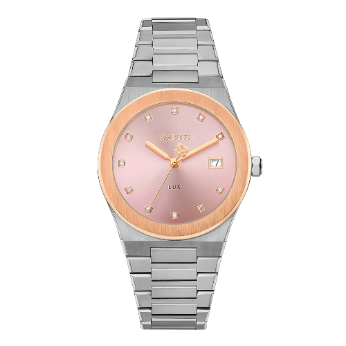 שעון אמבוס לוקס EMBOSS LUX משובץ יהלומים SWISS MADE