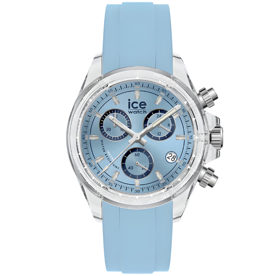 שעון יד גברים כרונוגרף אייס ווטצ ICE-Watch – Bewatch Clear Timeless Blue 025632