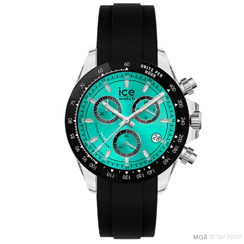שעון יד לגבר כרונוגרף ICE-Watch – Bewatch Clear Black Turquoise 025633