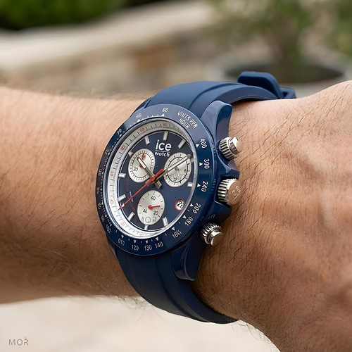 שעון יד לגבר כרונוגרף ICE-Watch – Bewatch Blue White 025630