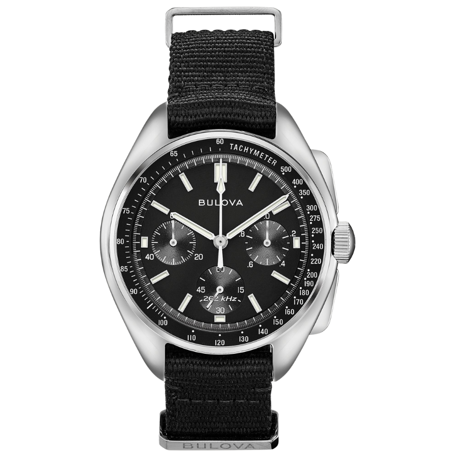 שעון יד לגבר כרונוגרף Bulova Lunar Pilot – Bulova 96A225
