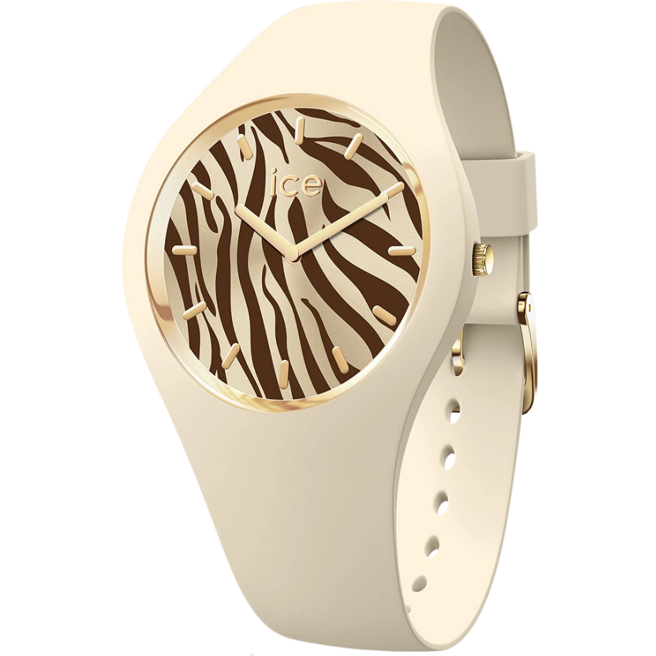 שעון נשים ICE Watch ICE Wild Almond Skin Zebra 025892