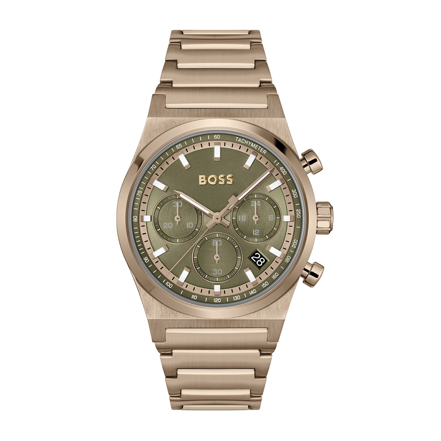 שעון יד לגבר הוגו בוס - שעון Hugo Boss מקולקציית Chrono Candor דגם 1514222