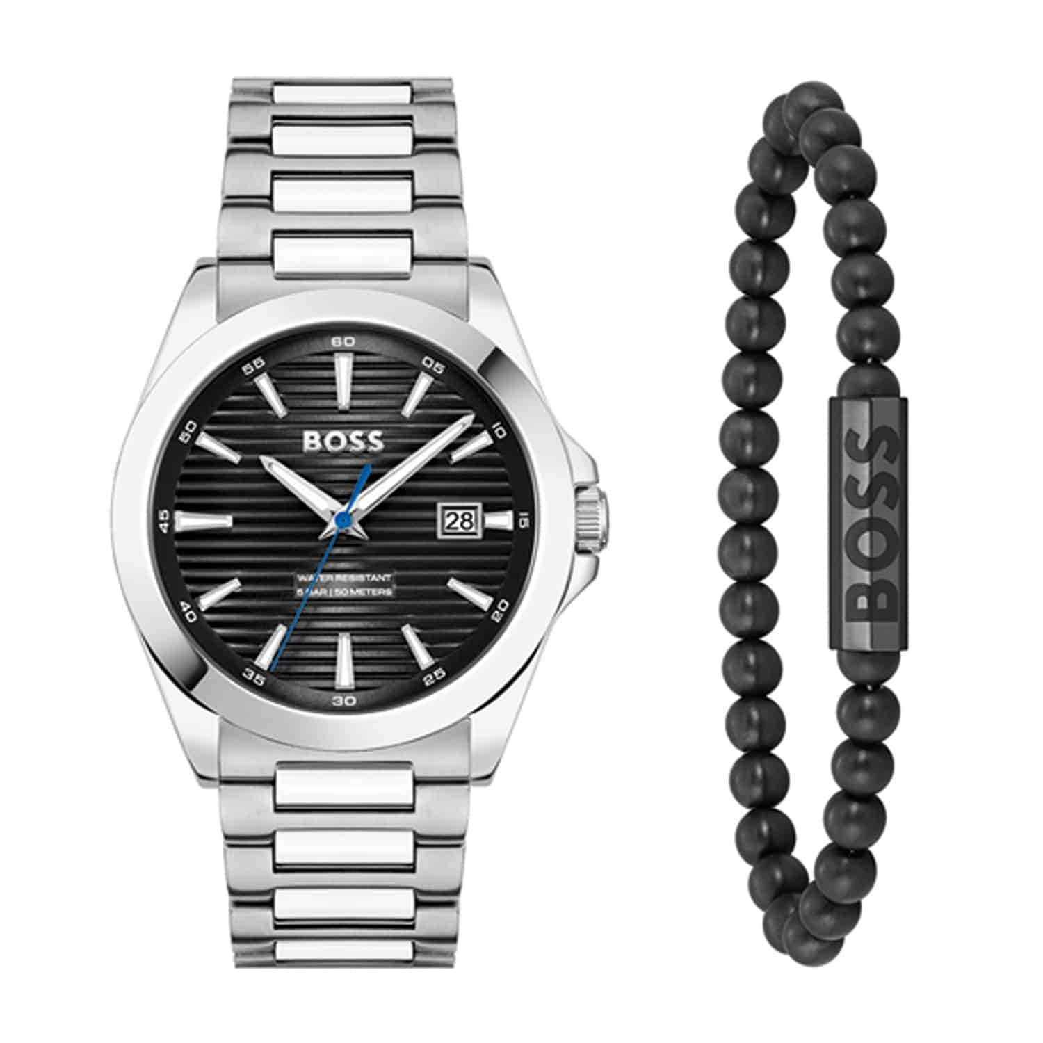 שעון יד לגבר הוגו בוס - סט יוקרתי Hugo Boss מקולקציית STRIKE דגם 1570180